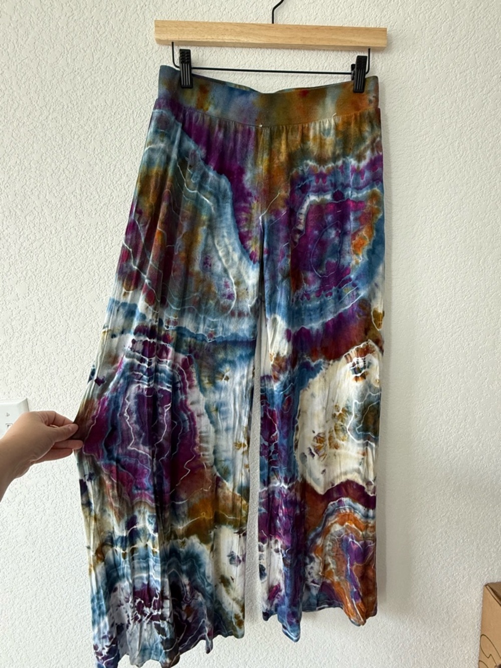 By Johnny Multicolor Tie-Dye Wide Leg Pants